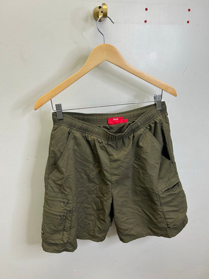 Preowned Supreme Olive Nylon Short Sz.Small