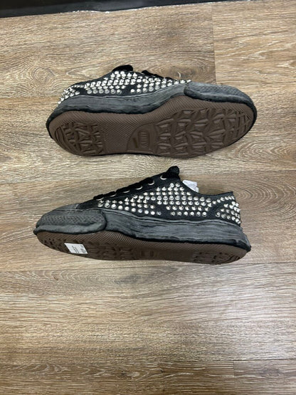 Preowned MMY Converse Black Studded Size 42