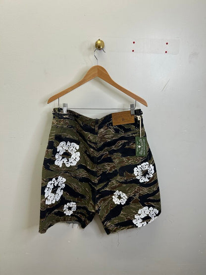 New Denim Tears Camo Wreath Shorts Size Large