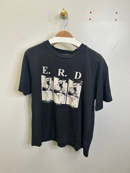 Preowned ERD You Are Nothing Black Tee Size Small