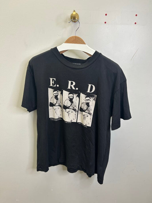 Preowned ERD You Are Nothing Black Tee Size Small