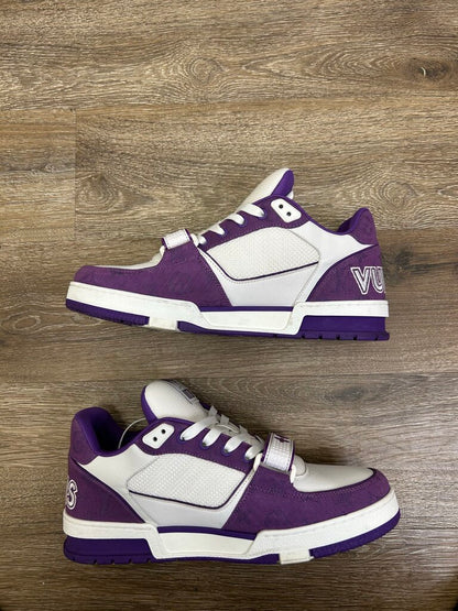 Preowned Louis Vuitton Purple Trainer size 8(10)