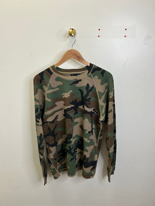 New Stussy Camo Waffle Thermal sz.M