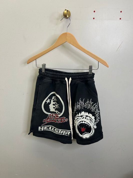 New Hellstar Records Black Shorts Size XL