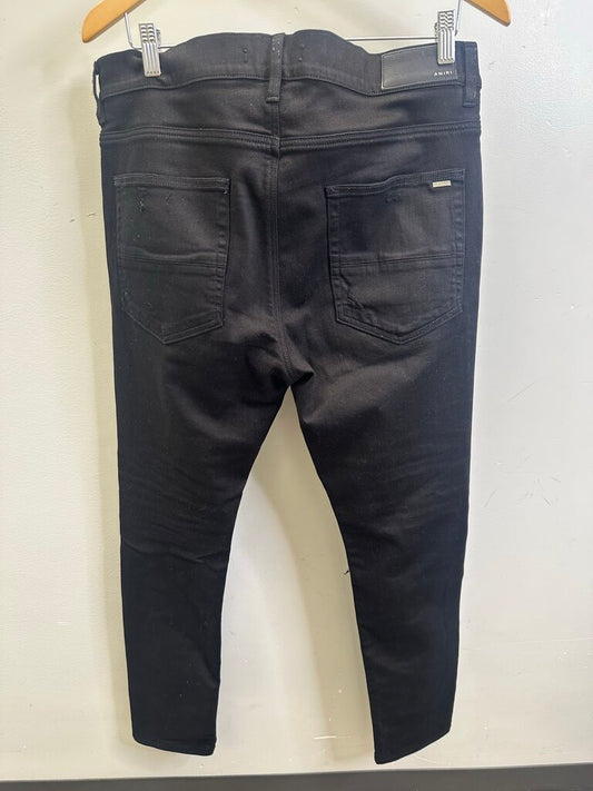 Preowned Amiri Black Denim Size 36