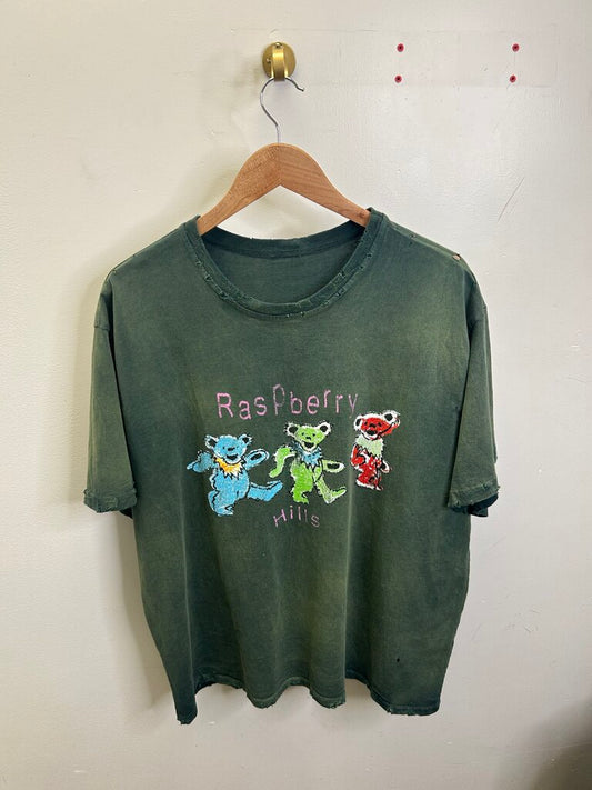 New Gv Gallery Green Bear Tee Size Small