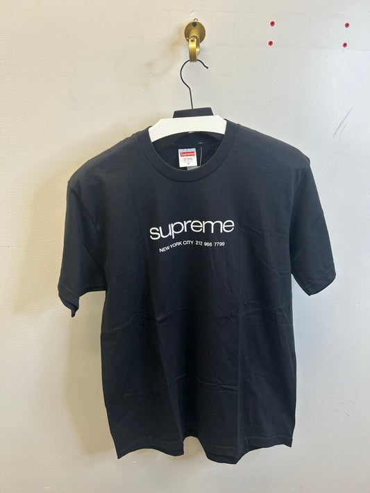New Supreme Black NYC Logo Tee Size Medium