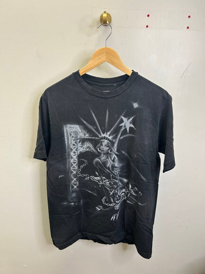 New Travis Scott Airbrush Black Liberty Tee Size Small