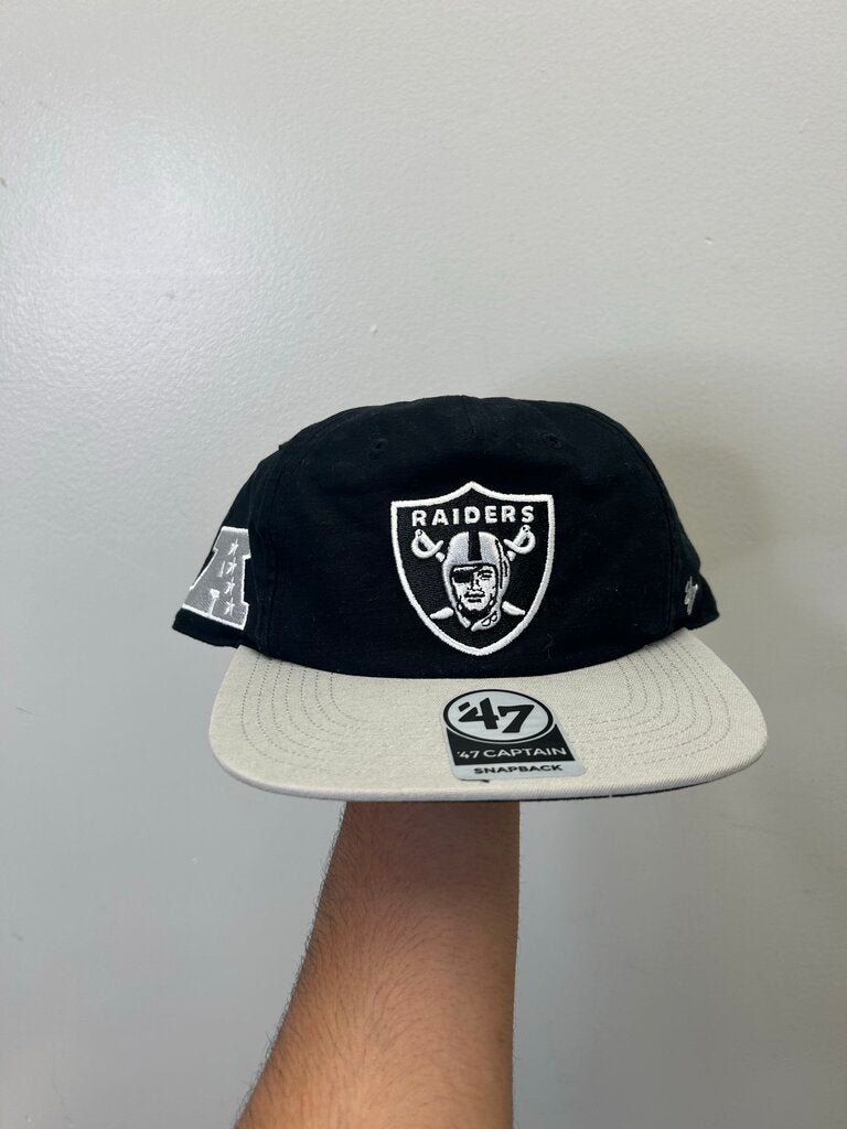 New Supreme Black Raiders Hat