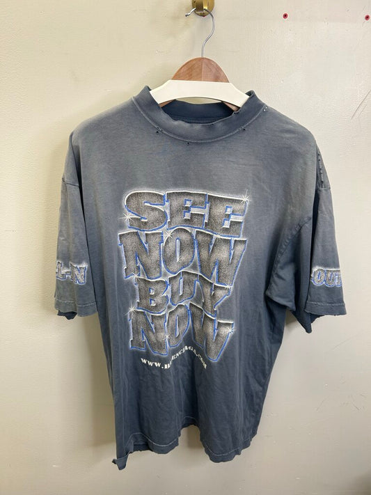 Preowned Balenciaga Stone Cold Tee Size Large