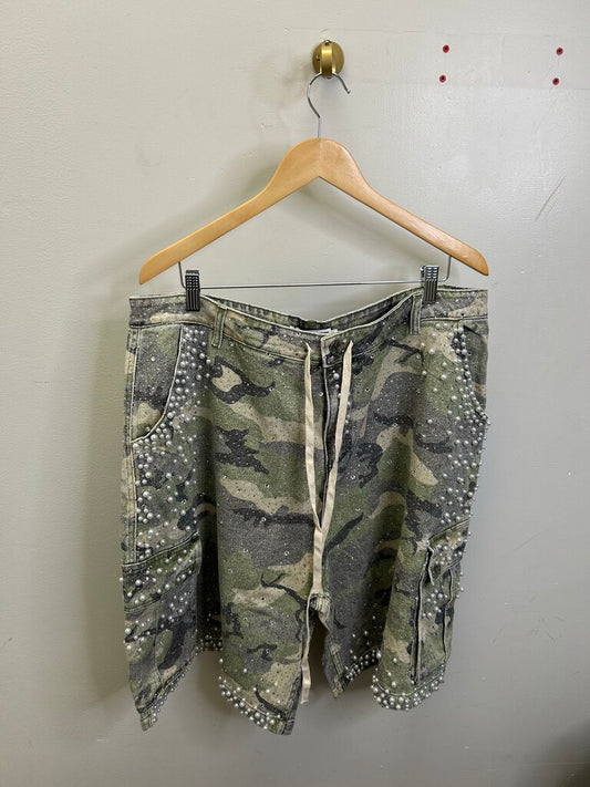 New Vale Camo Stud Storts Sz.34