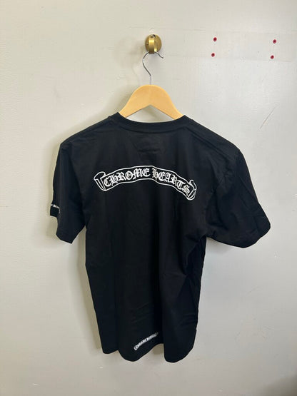 New Chrome Hearts Black & White Monogram Scroll Tee sz.M