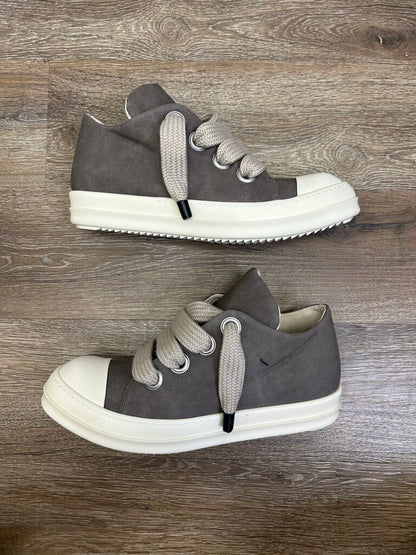 Preowned Rick Owens Puff Jumbo Lace Ramone Low Size 43