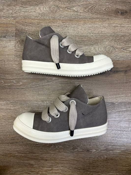 Preowned Rick Owens Puff Jumbo Lace Ramone Low Size 43