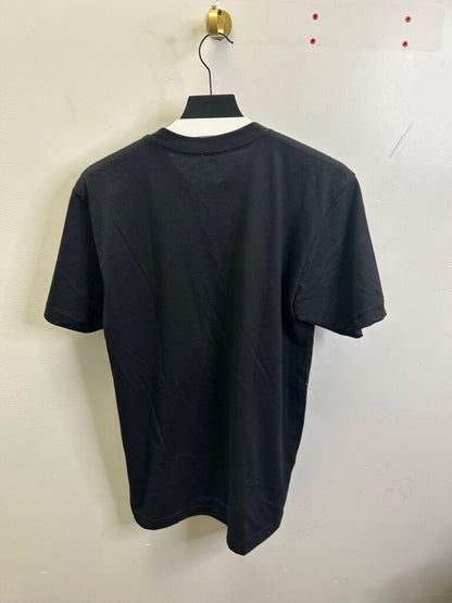 Preowned chrome Hearts Black Blue Neck Logo Tee Size Medium