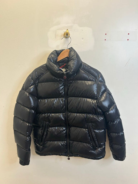 Preowned Moncler Black Puffer Size 3