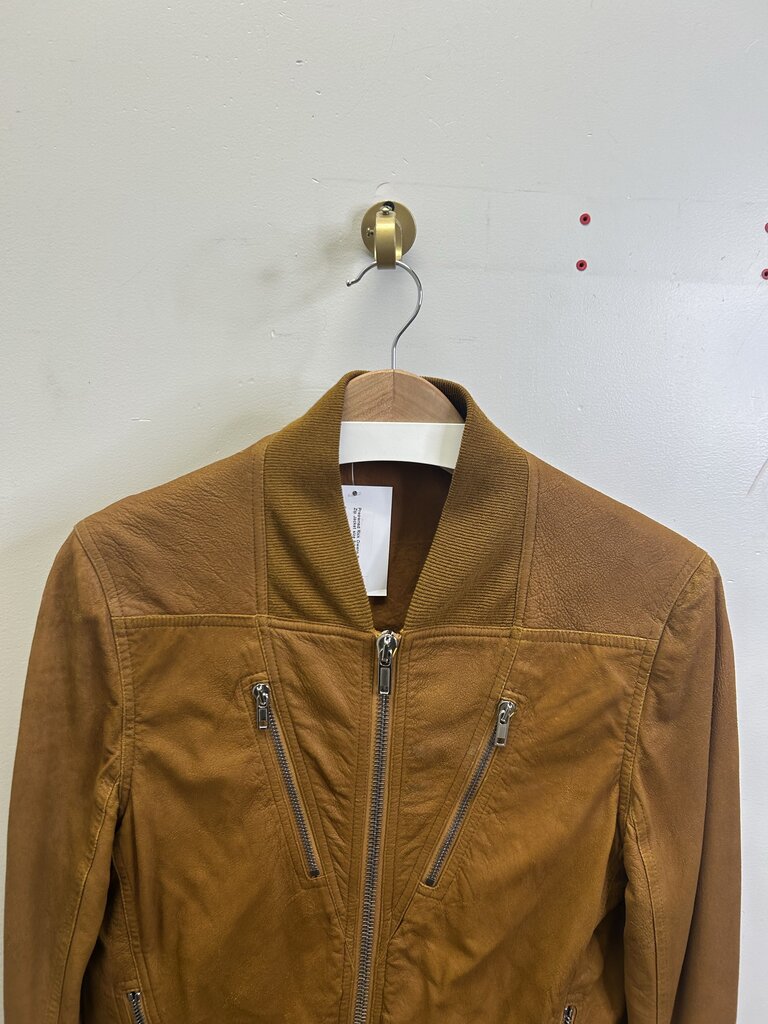 Preowned Rick Owens Brown Zip Jacket size S/M