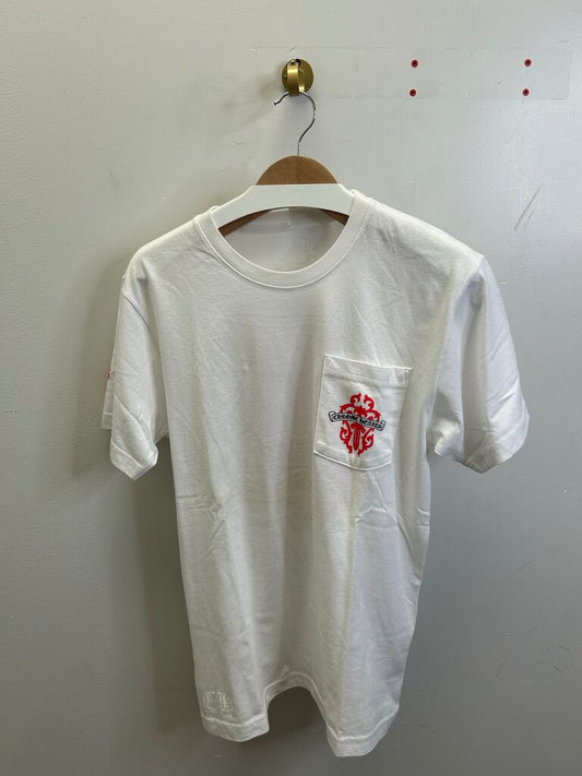 New Chrome Heart Red Dagger White Tee size M