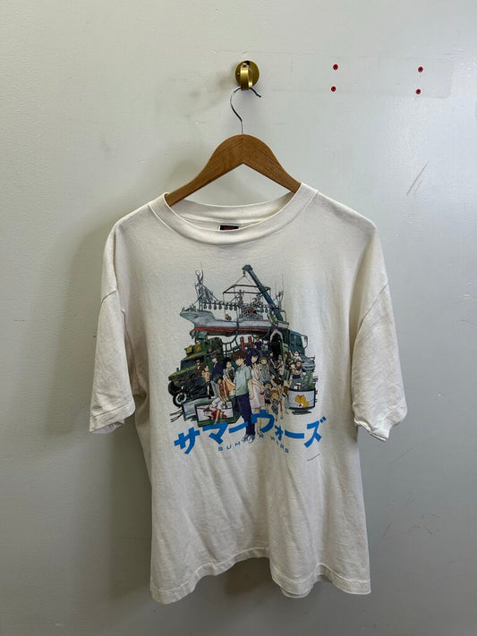 Preowned Saint Michael Summer Wars Cream Tee size M