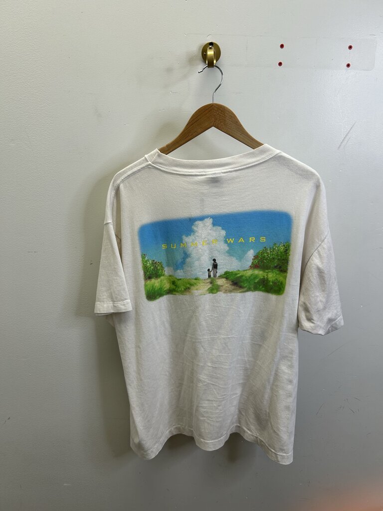 Preowned Saint Michael Summer Wars Cream Tee size M