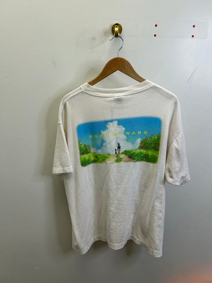 Preowned Saint Michael Summer Wars Cream Tee size M