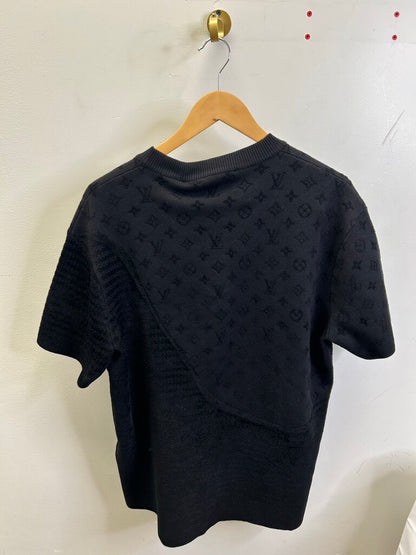 New Louis Vuitton Cashmere Black Monogram Damier Shirt size L