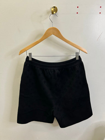 New Louis Vuitton Cashmere Black Monogram Damier Shorts size M