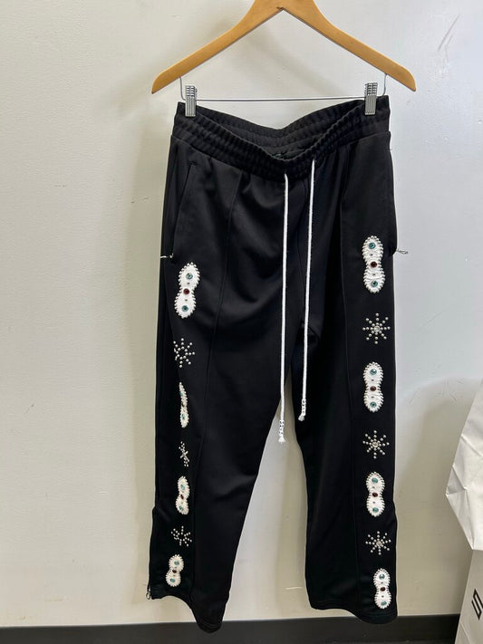 New Paly Black Gem Sweatpants Size Medium