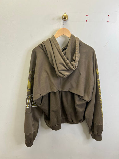 New Project G/R USMC Olive Zip Up size M
