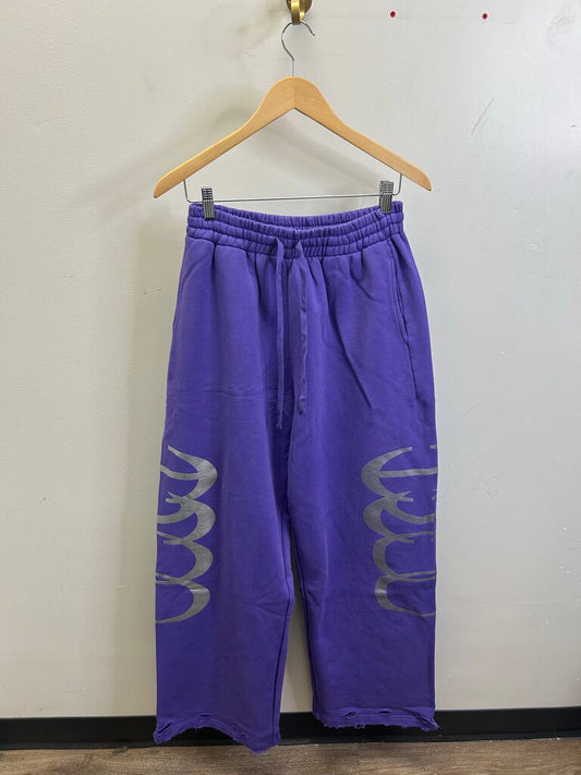 New HMDD Purple Galaxy Radar Sweatpants Size Large