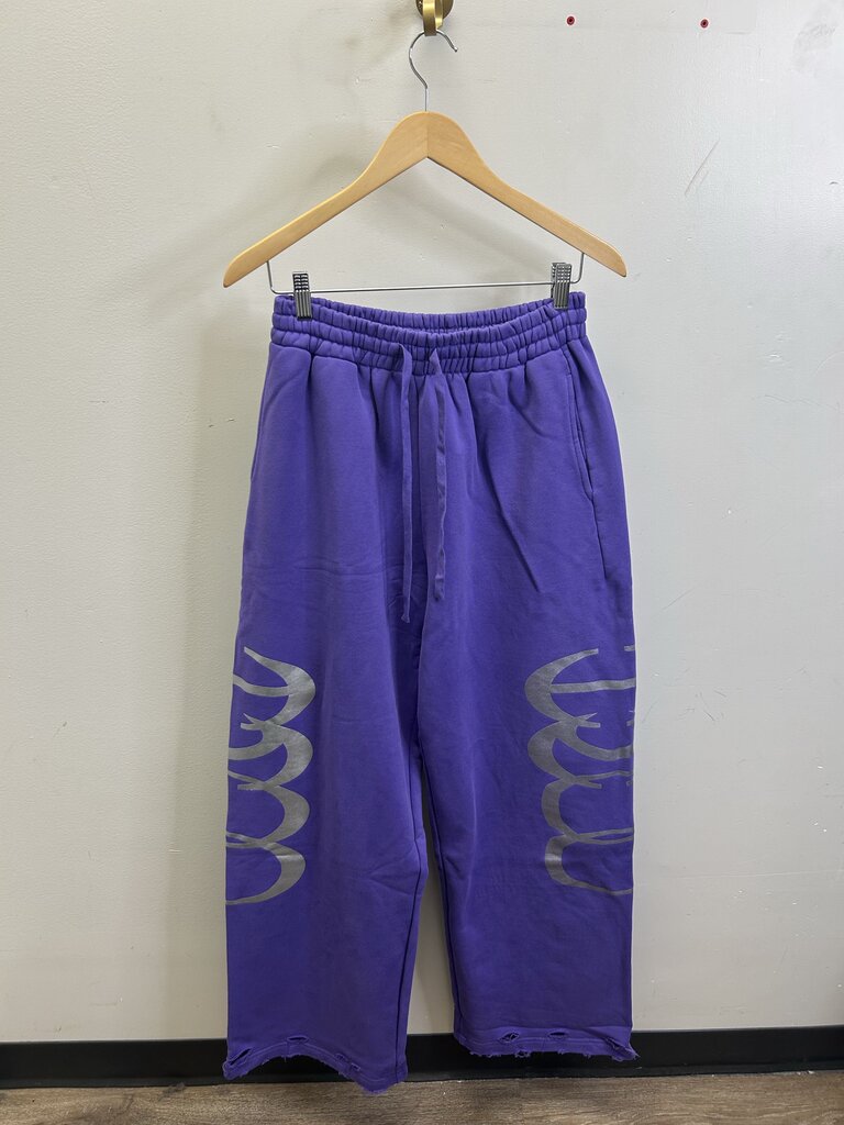 New HMDD Purple Galaxy Radar Sweatpants Size Large