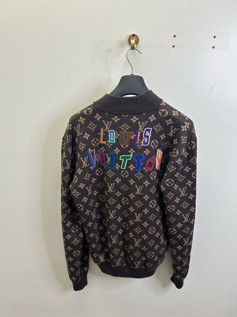 Preowned Louis Vuitton Brown Monogram Zipper sz.L