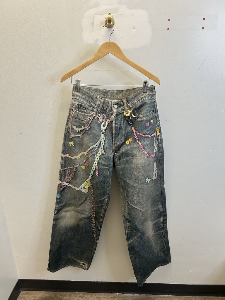 Preowned Acne Studio Keychain Denim sz.46