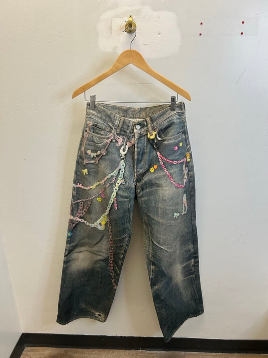 Preowned Acne Studio Keychain Denim sz.46
