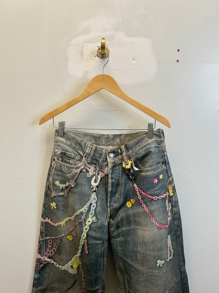 Preowned Acne Studio Keychain Denim sz.46