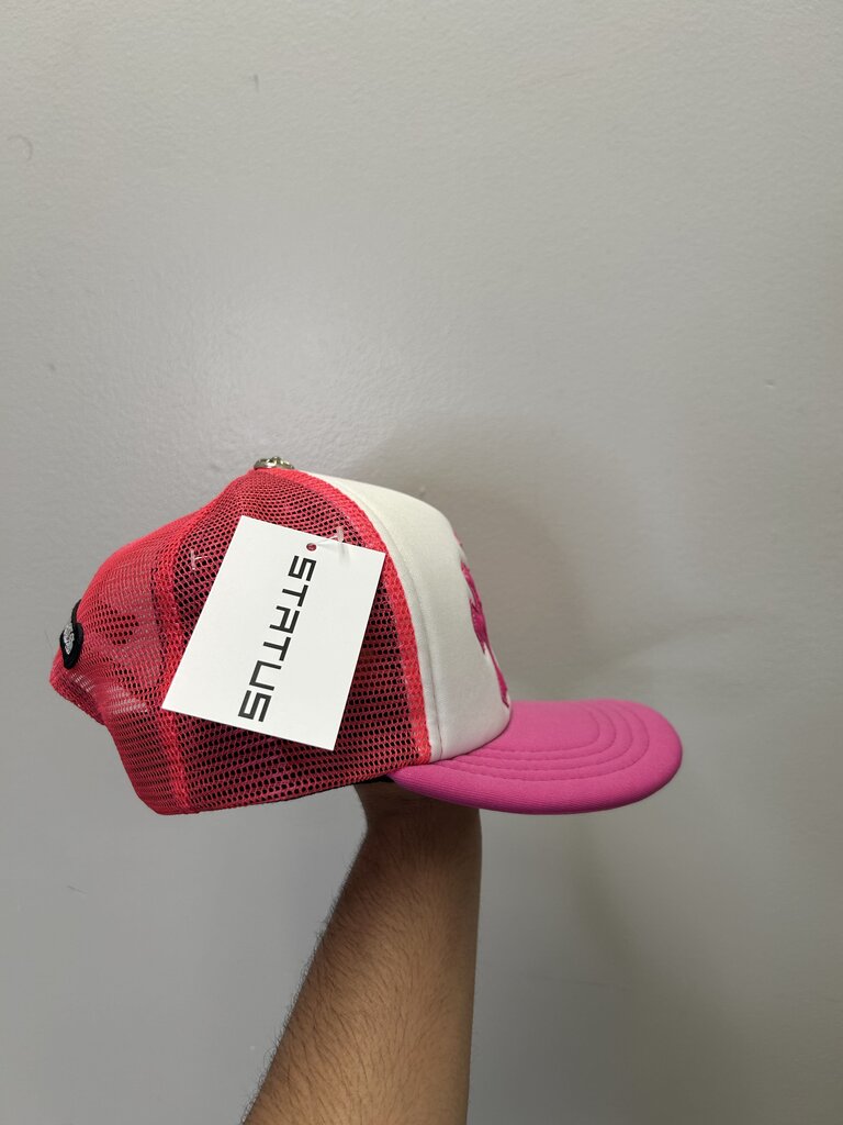 New Chrome Hearts Pink Cemetery Trucker
