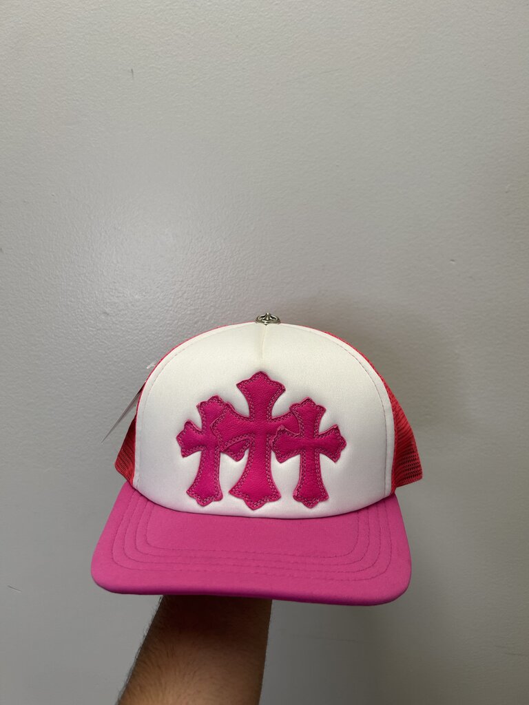 New Chrome Hearts Pink Cemetery Trucker