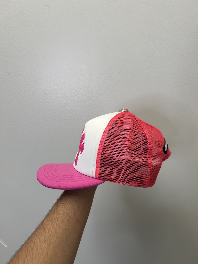 New Chrome Hearts Pink Cemetery Trucker