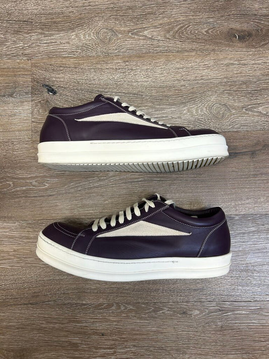 Preowned Rick Owen Van Purple Leather sz.45