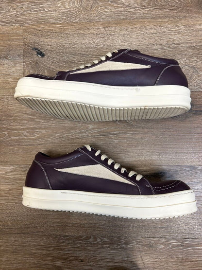 Preowned Rick Owen Van Purple Leather sz.45