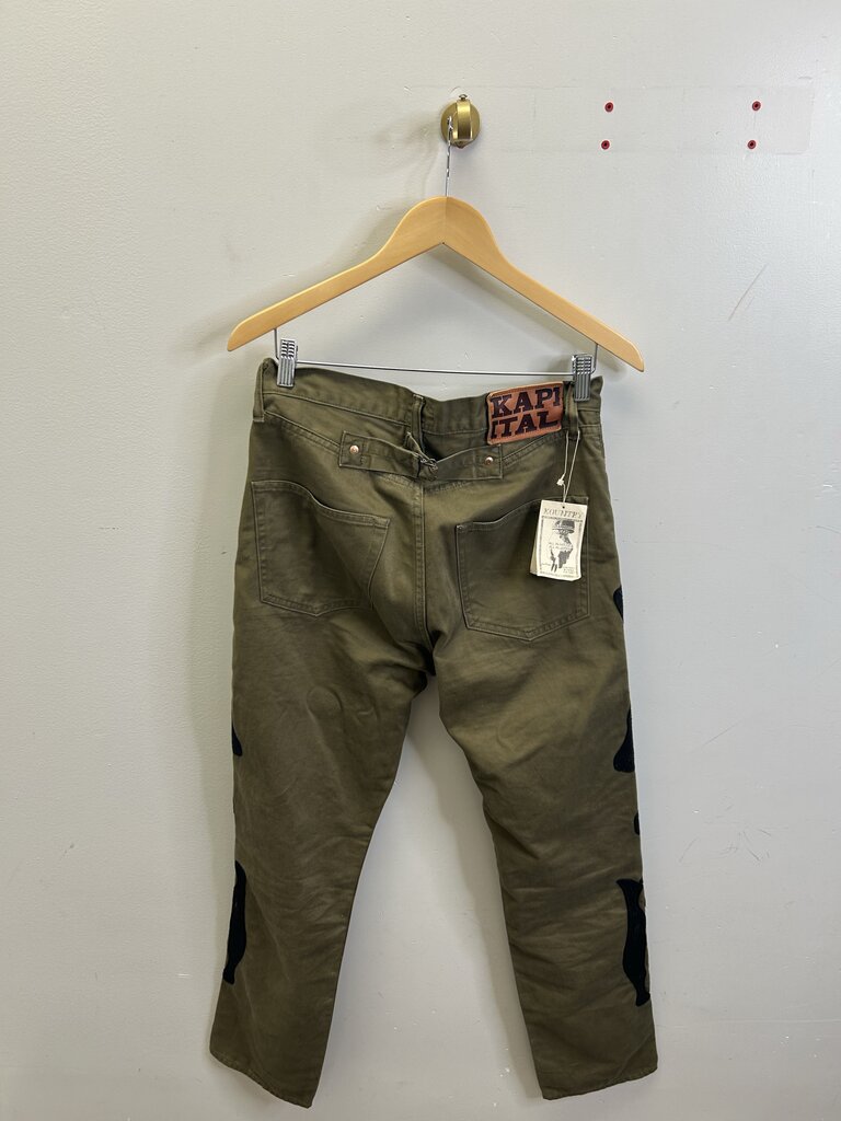 Preowned Kapital Bone Olive pants Sz 30