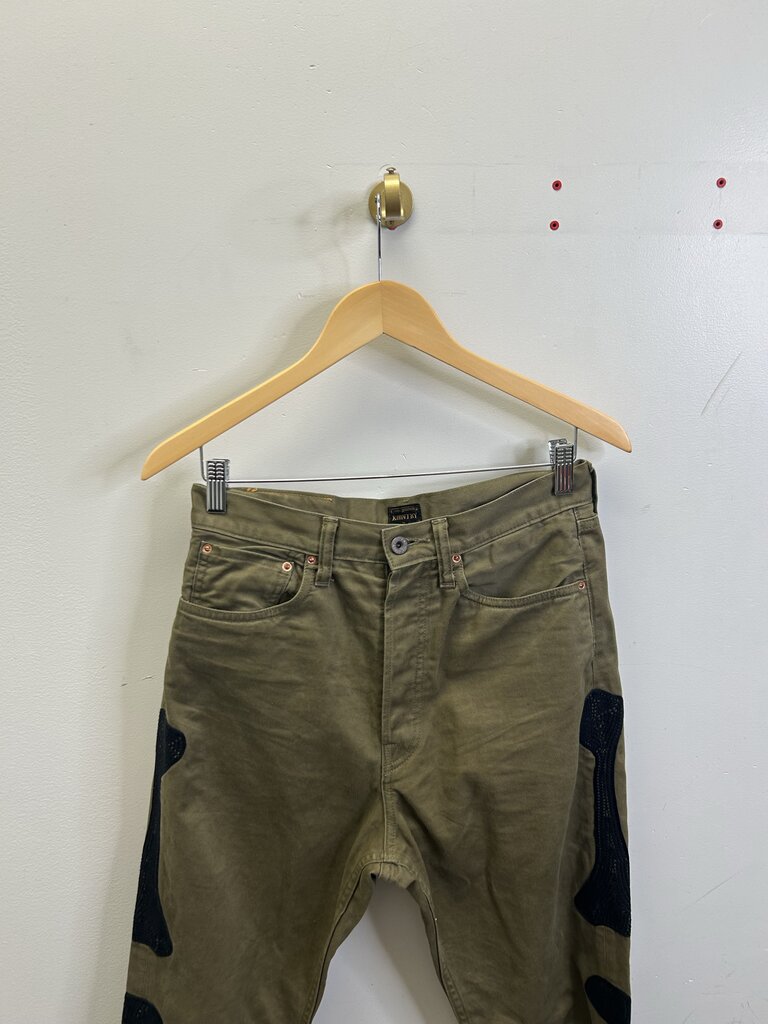 Preowned Kapital Bone Olive pants Sz 30