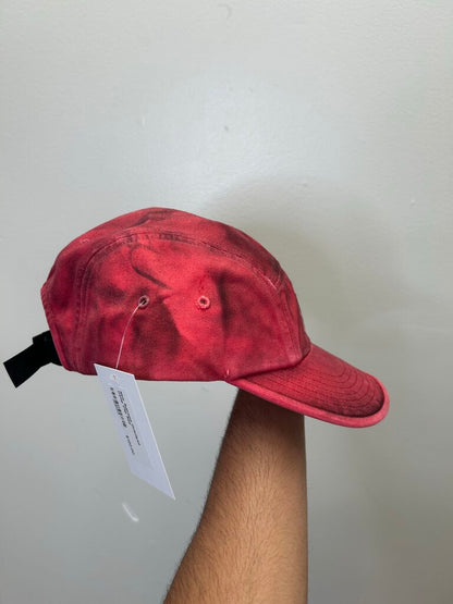 New Supreme Overdyed Camp Cap Red