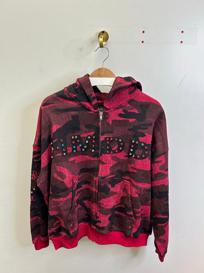 New HMDD Red Camo Zip Size Medium