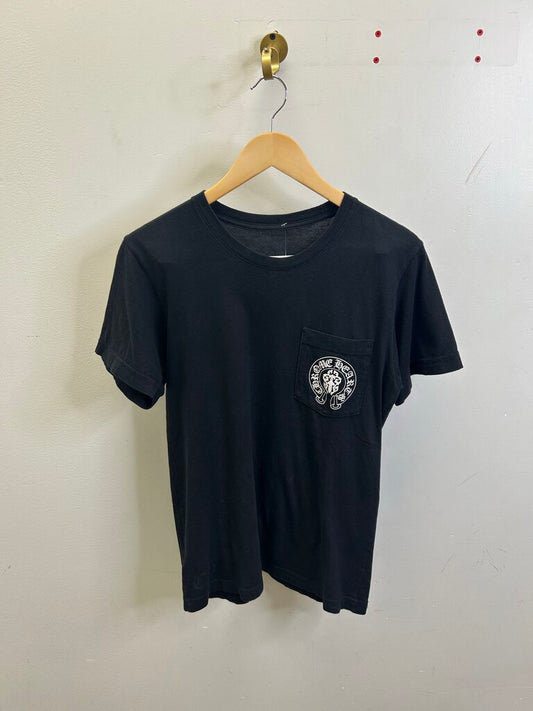 Preowned Chrome Hearts Flag USA Black Tee sz.S