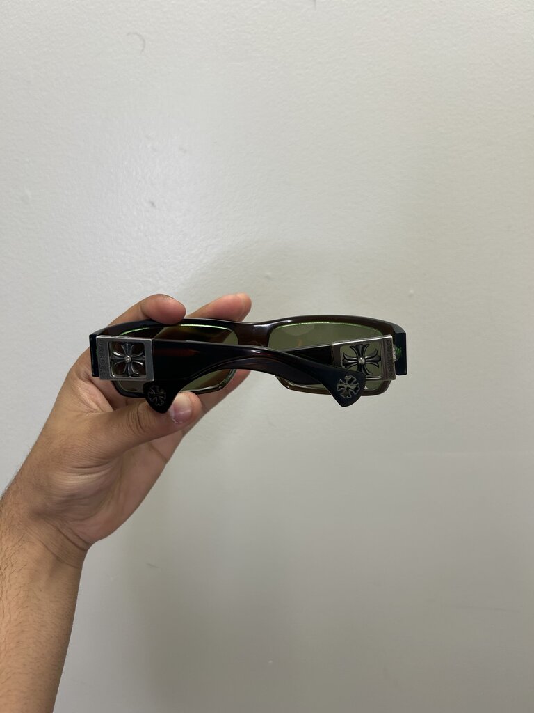 Preowned Chrome Hearts Green Rejected Frames