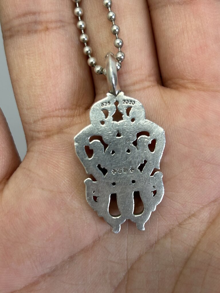 Preowned Chrome Hearts Vine Dagger Pendant