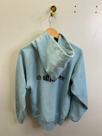 Preowned Human Made Blue Logo Hoodie Sz.small
