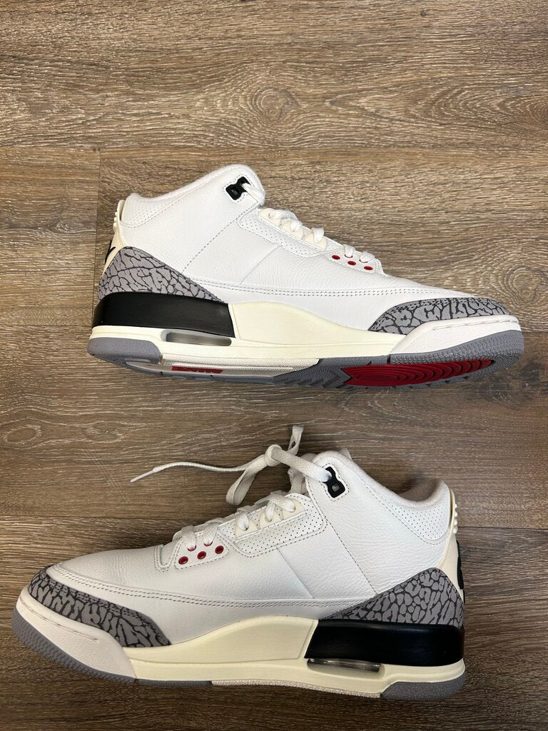 New Jordan 3 White Cement Size 9.5