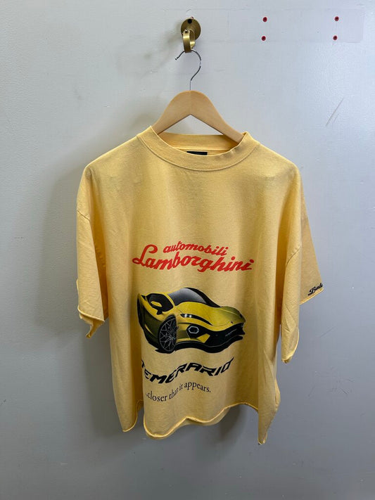 New Balenciaga Lambo Yellow Tee size 3(L)